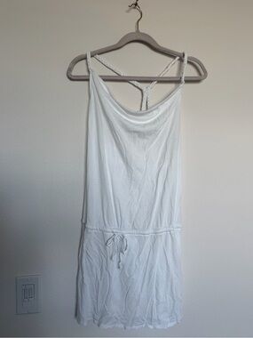 Converse One Star White Braided Strap Tank Dress Size Large